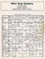 McClellan Township, Benson County 1957